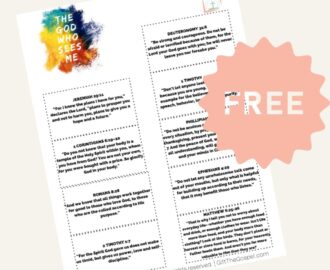 The God Who Sees Me Guided Bible Study For Teens Christian Craft Paper