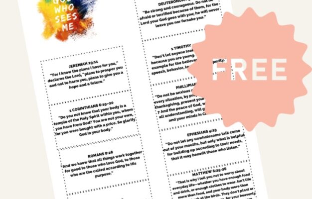 The God Who Sees Me Guided Bible Study For Teens Christian Craft Paper