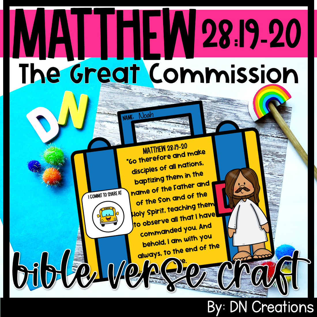 The Great Commission Bible Craft Great Commission Sunday School Lesson Made By Teachers