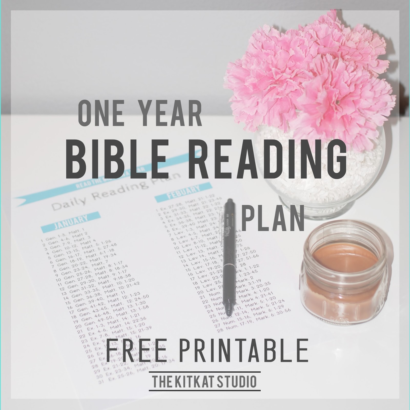 the kitkat studio free printable one year bible reading plan