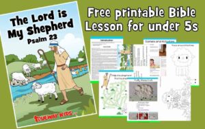 The Lord Is My Shepherd Psalm 23 Preschool Bible Lesson Trueway Kids