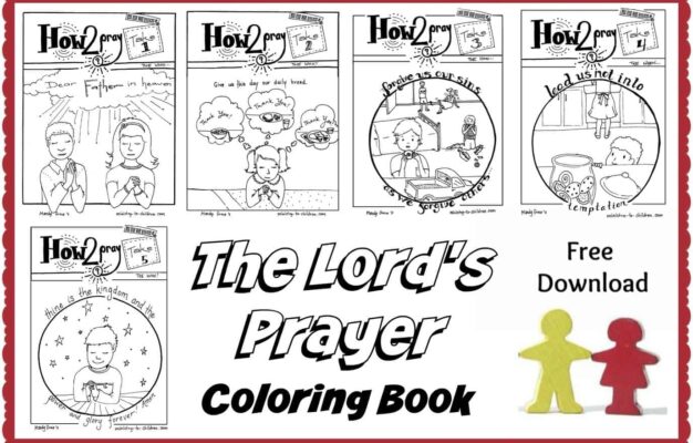 The Lord s Prayer For Kids Free Lessons Activities Coloring Pages