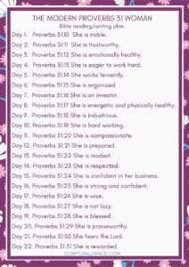 The Modern Proverbs 31 Woman Bible Plan And Devotional