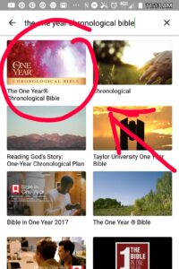 The One Year Chronological Bible On YouVersion Resources