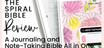 The Spiral Bible Review A Journaling And Note Taking Bible All In One Hey Creative Sister