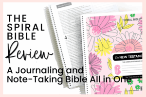 The Spiral Bible Review A Journaling And Note Taking Bible All In One Hey Creative Sister
