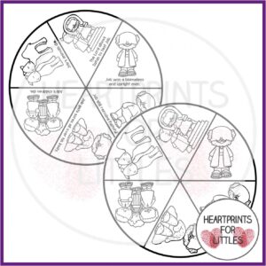 The Story Of Job Bible Story Wheel Job 1 2 Bible Craft Sunday School Activity Made By Teachers