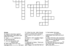 The Story Of Job Crossword WordMint