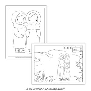 The Story Of Ruth Activity Pages Bible Crafts Shop