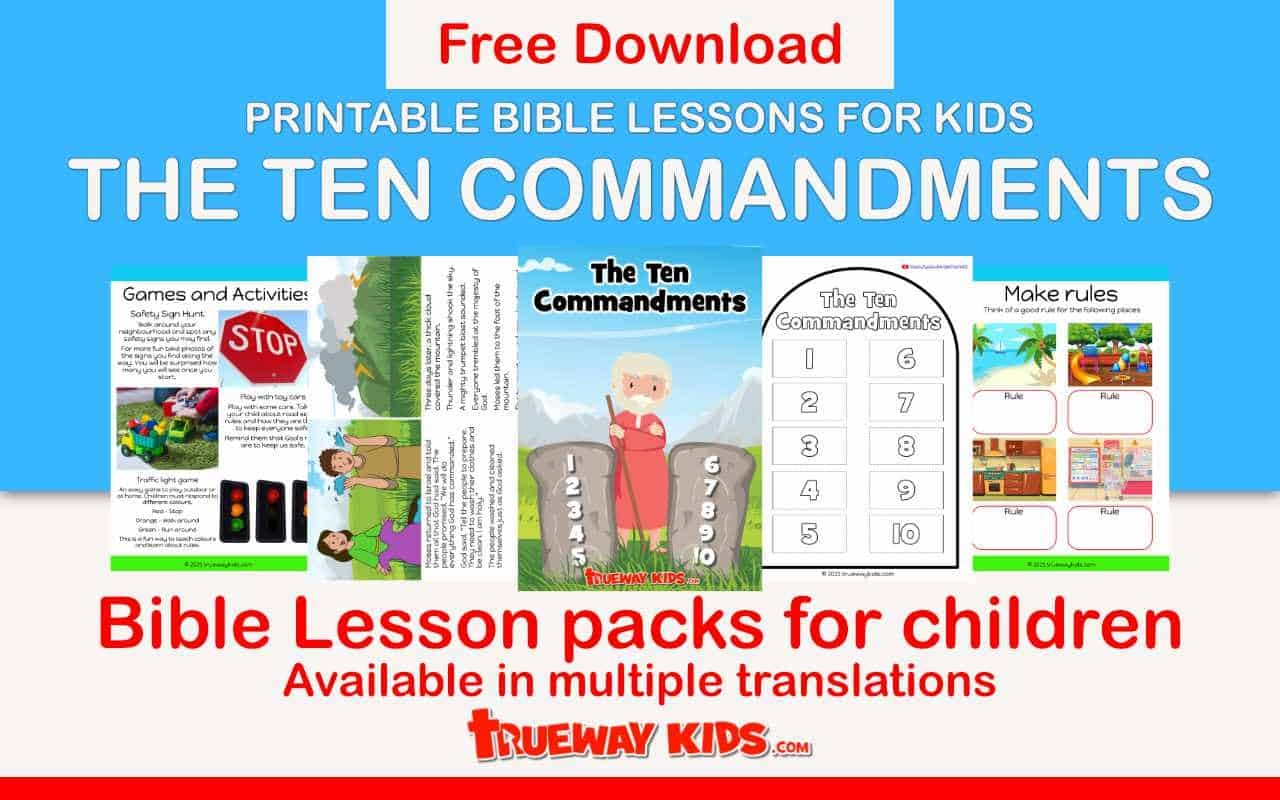 Free Printable Bible Ten Commandments