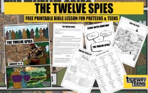 The Twelve Spies Promised Land Numbers 13 14 Bible Lesson For Teens Trueway Kids