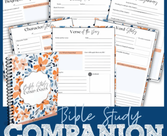 The Ultimate Bible Study Planner Bible Study Companion