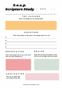 The Ultimate Printable Bible Study Planner Template Bundle