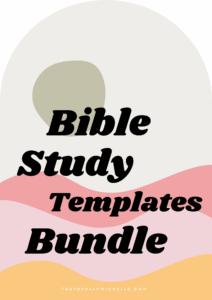 the ultimate printable bible study planner template bundle