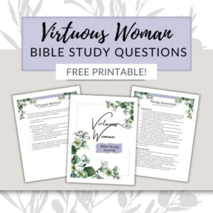 The Virtuous Woman An Impossible Ideal Ladies Drawing Nigh