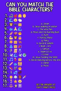 This Bible Emoji Character Quiz Makes The Perfect Church Game