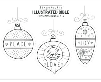 Tiny Truths Illustrated Bible Christmas Coloring And Crafts Tiny