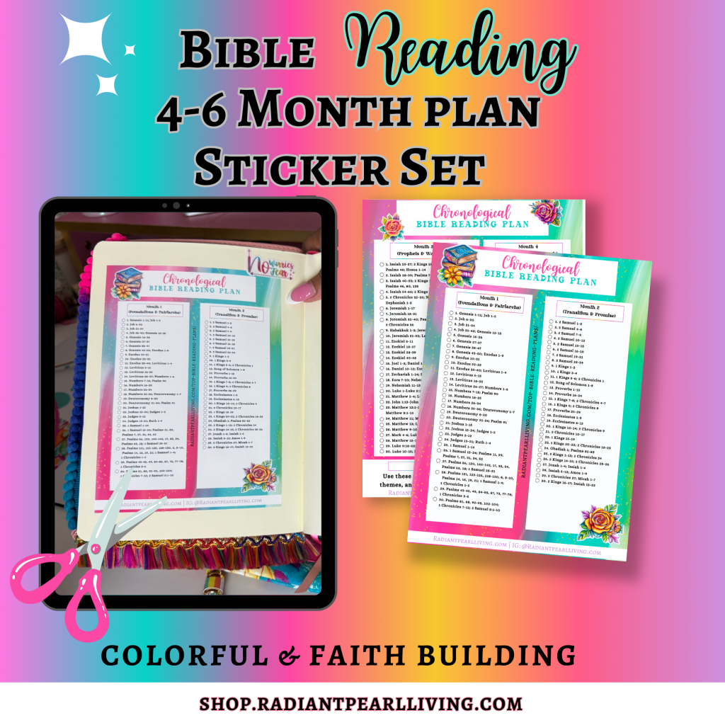 Top 3 Free And Best Bible Reading Plan Printable 2025 Radiant Pearl Living