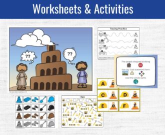 Tower Of Babel Preschool Bible Activities Bible Crafts Shop