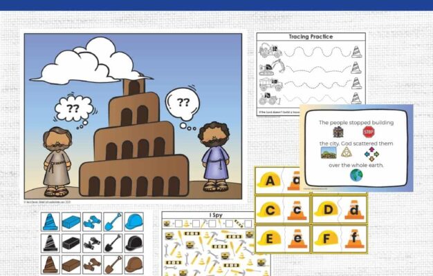 Tower Of Babel Preschool Bible Activities Bible Crafts Shop