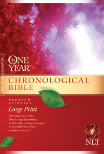 Tyndale The One Year Chronological Bible NLT Premium Slimline Large Print