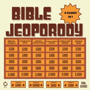 Ultimate Bible Jeopardy Bundle Host Your Own Game Show Jeopardy Template Virtual Game Party Game Holiday Game 2024 Updated Version Etsy