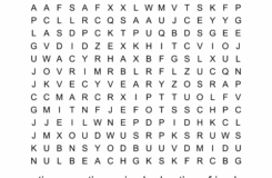 Vacation Bible School Word Search WordMint