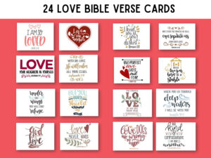 Valentine s Day Cards Printable Bible Verse Valentine Cards Love
