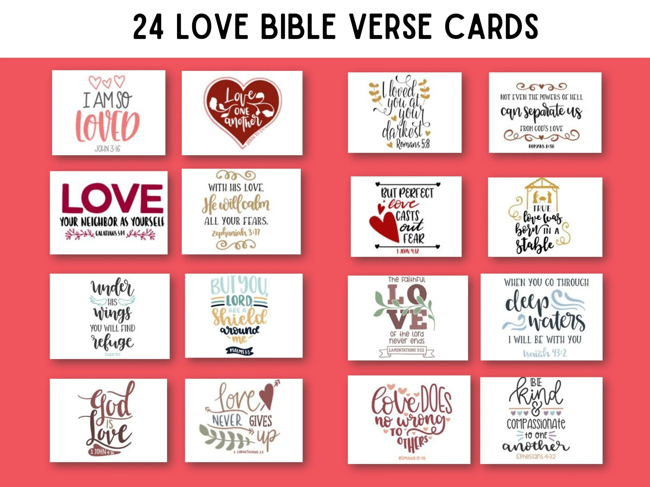 Valentine s Day Cards Printable Bible Verse Valentine Cards Love 