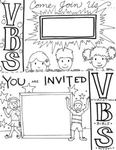 VBS Invitation Flyer Templates Vacation Bible School