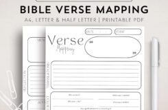 Verse Mapping Template Bible Verse Mapping Printable Bible Study Digital Verse Map Journal Scripture Mapping Study Guide Bible Note Tools Etsy