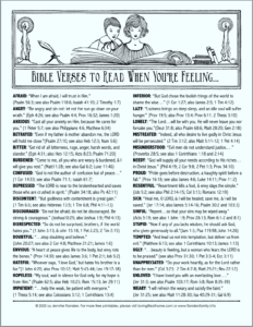 verses to read when battling big emotions free printable loving life at home