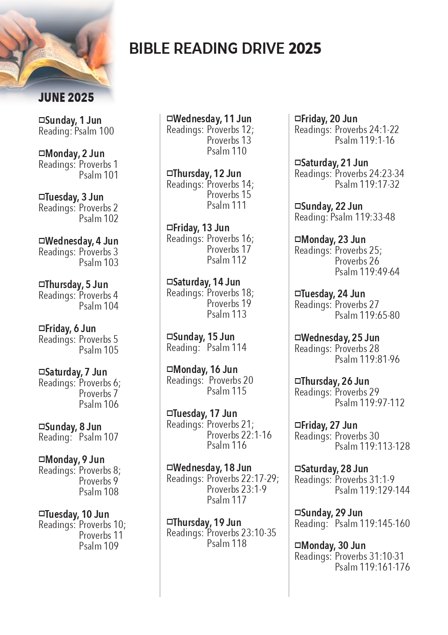 Wesley Methodist Church BRD2025 Reading Plan