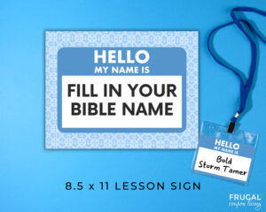 What s Your Bible Name Game Printable What s Your Name Activity Sign And hello Name Tags Editable PDF What s Your Name Church Game Etsy