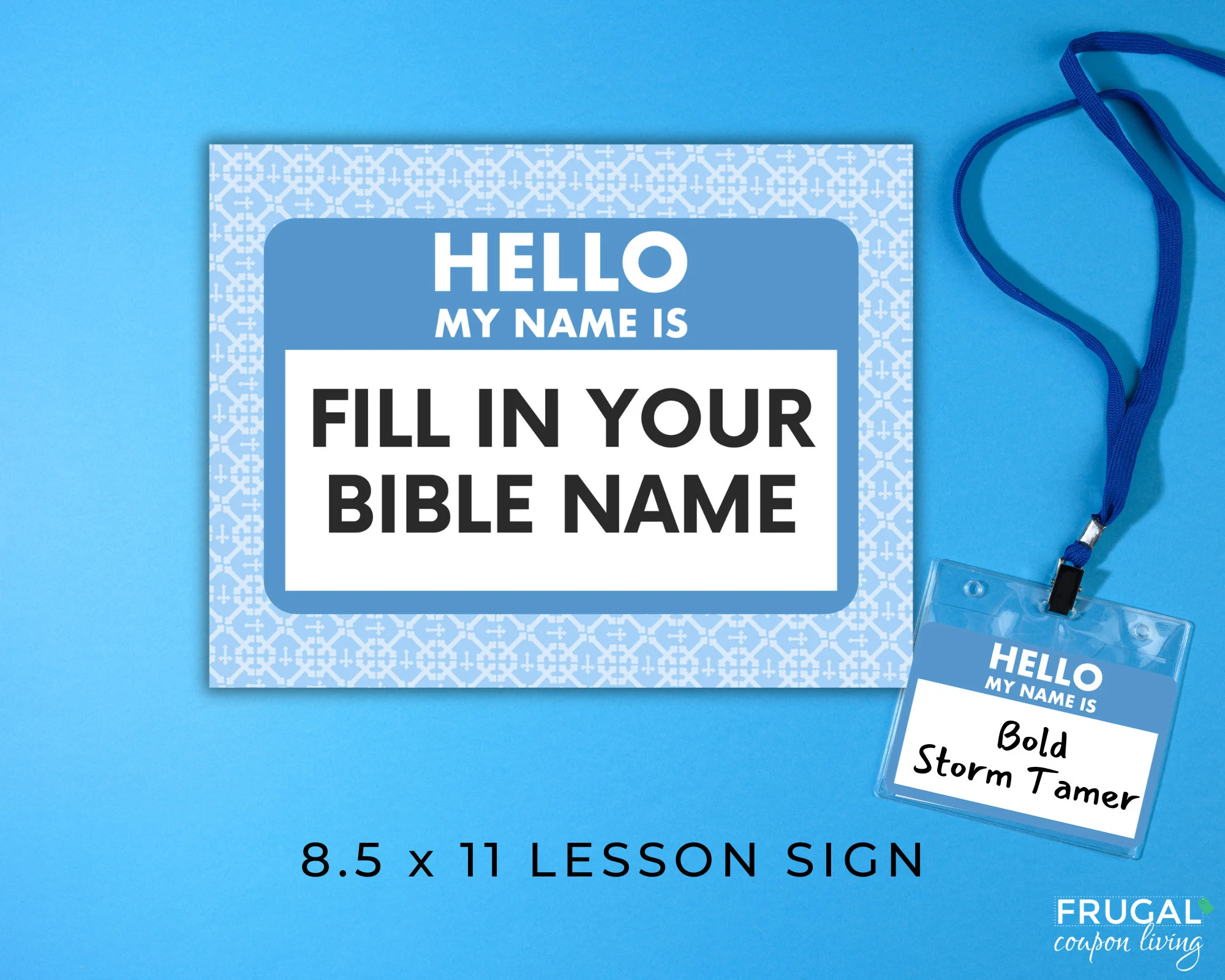 Free Printable Bible Name Game