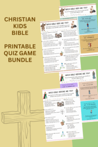 which bible hero or heroine are you printable christian personality quiz for kids ages 612 classful