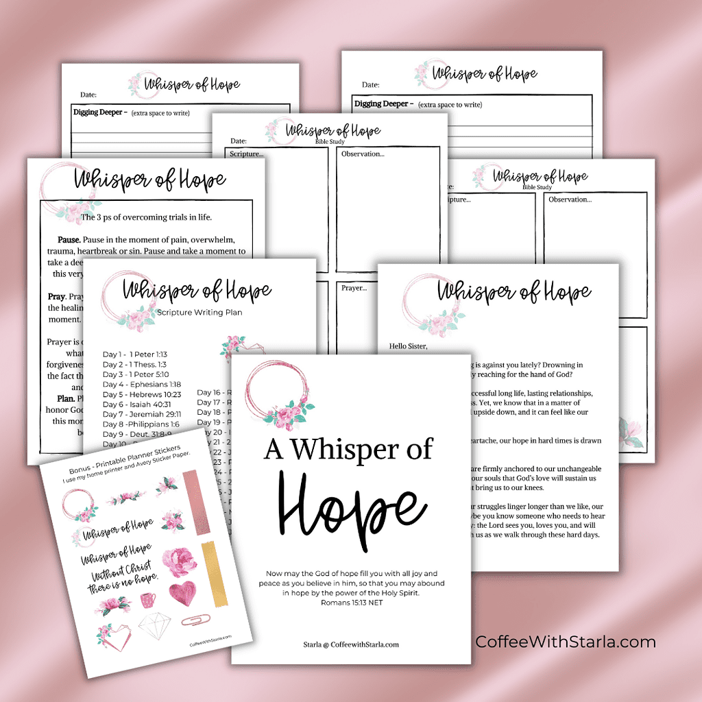 Printable Bible Study On Hope