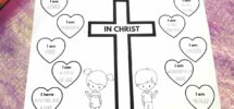 who i am in christ printable free who i am in christ worksheet