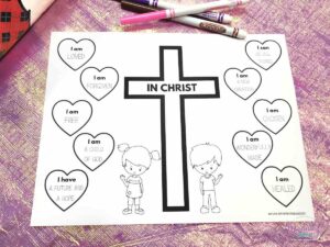 who i am in christ printable free who i am in christ worksheet