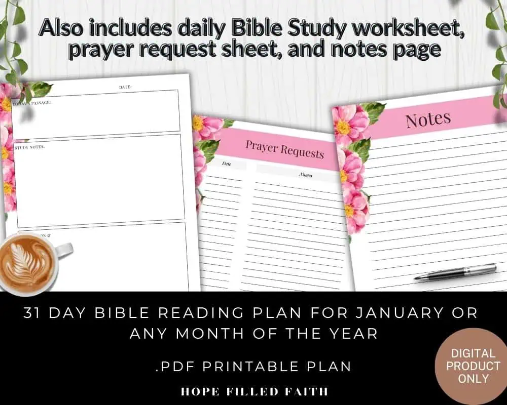 Free Printable Bible Prayer Quiz