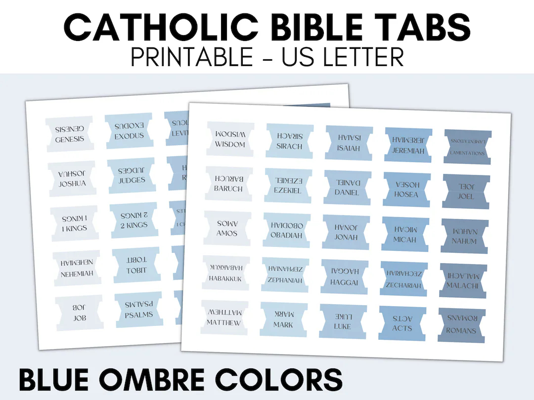 Free Printable Bible Study Tabs
