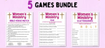 Women s Ministry Games Bundle Bible Games Church Games Women s Retreat Games Bible Study Games Fun Printable Games Adult Games Etsy