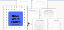 Word Search For Kids Printable New Testament Etsy