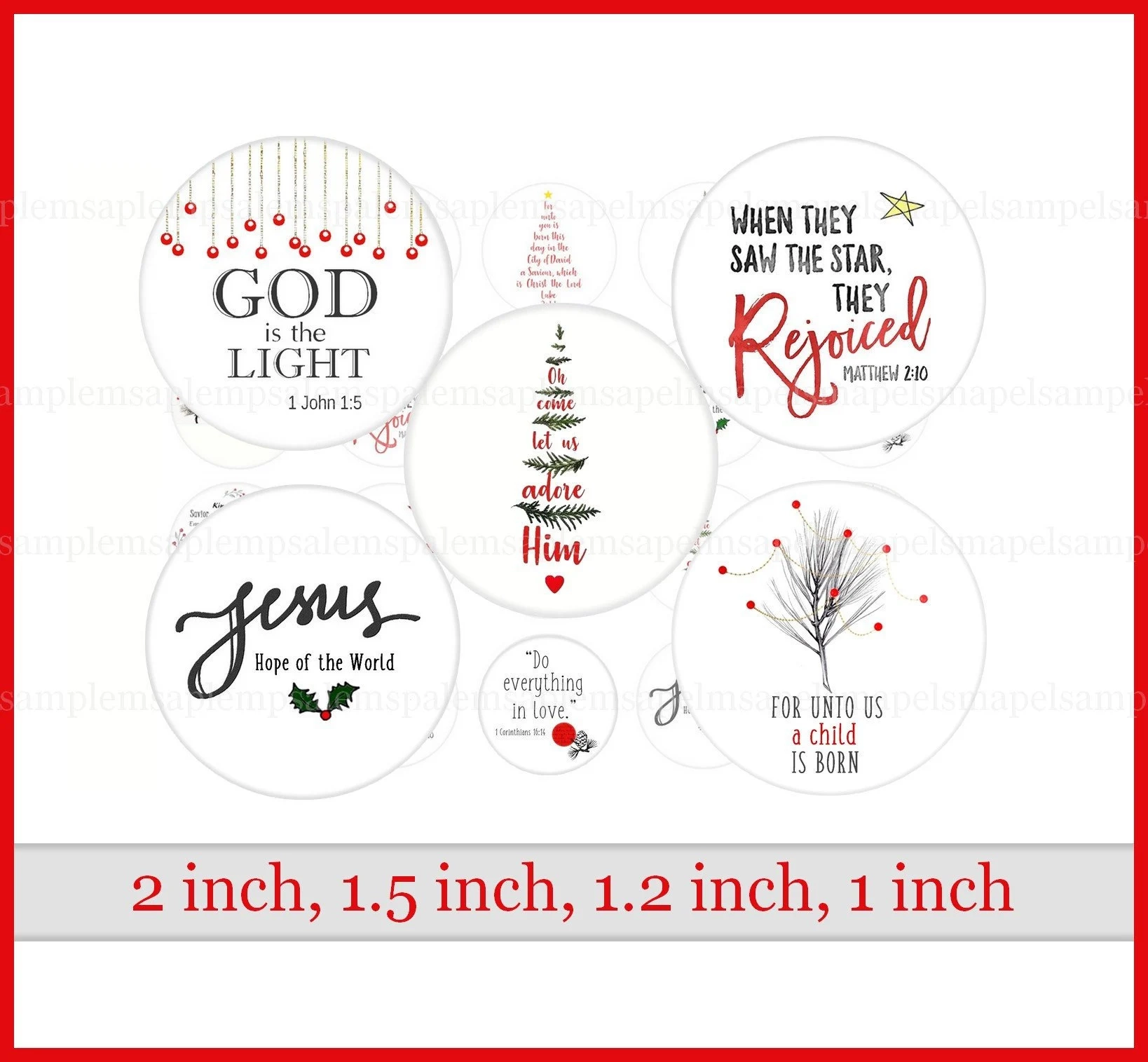 Christmas Bible Verse Printables
