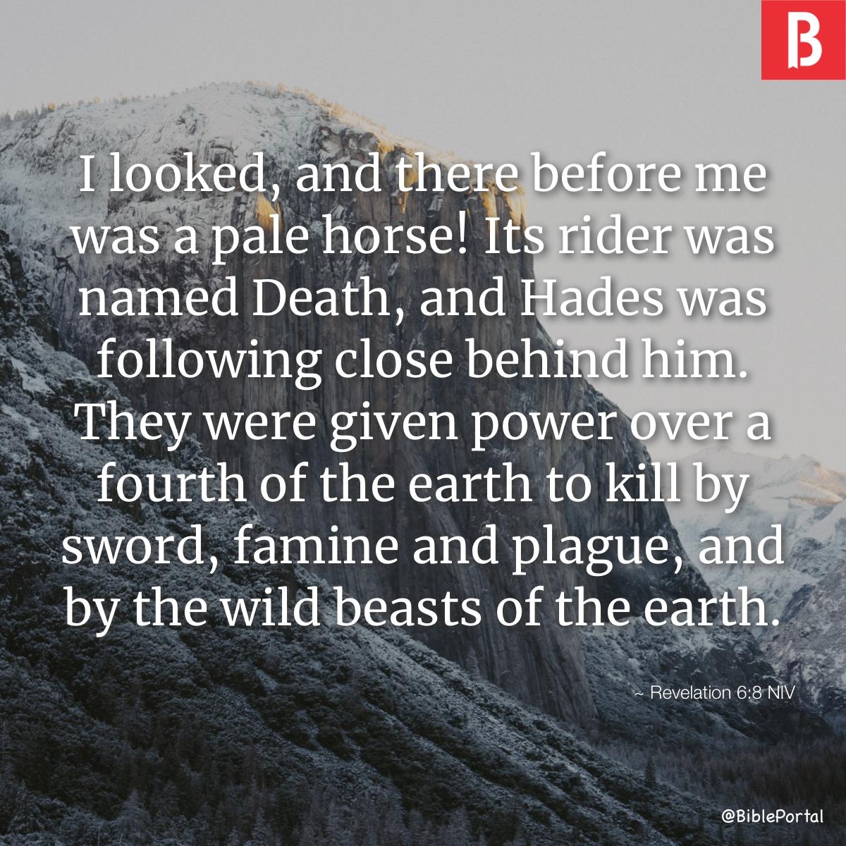 1 Bible Verses About Pale Horse