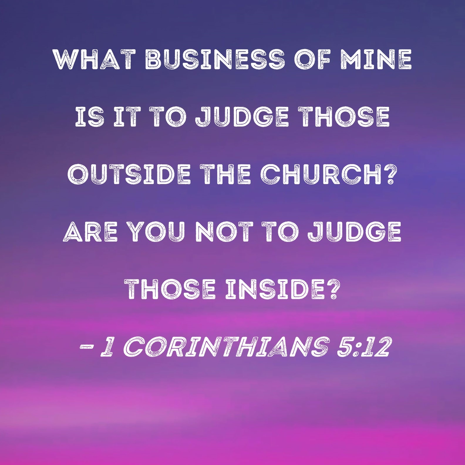 Bible Quotes On Judging Others