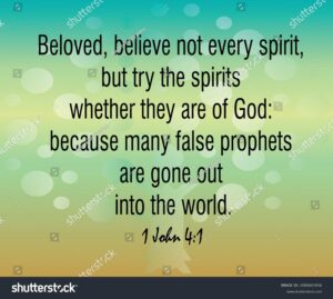 1 John 41 Beloved Believe Not Stock Vector Royalty Free 2080603456 Shutterstock