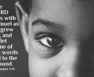 1 Samuel 3 19 Today s Verse For Wednesday July 30 2003