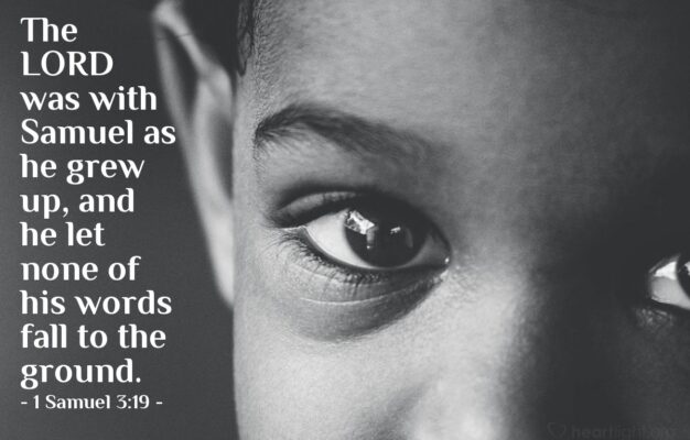 1 Samuel 3 19 Today s Verse For Wednesday July 30 2003