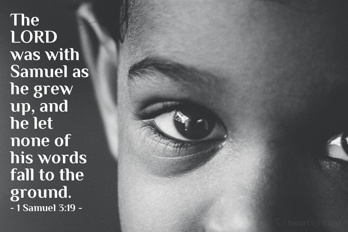 1 Samuel 3 19 Today s Verse For Wednesday July 30 2003
